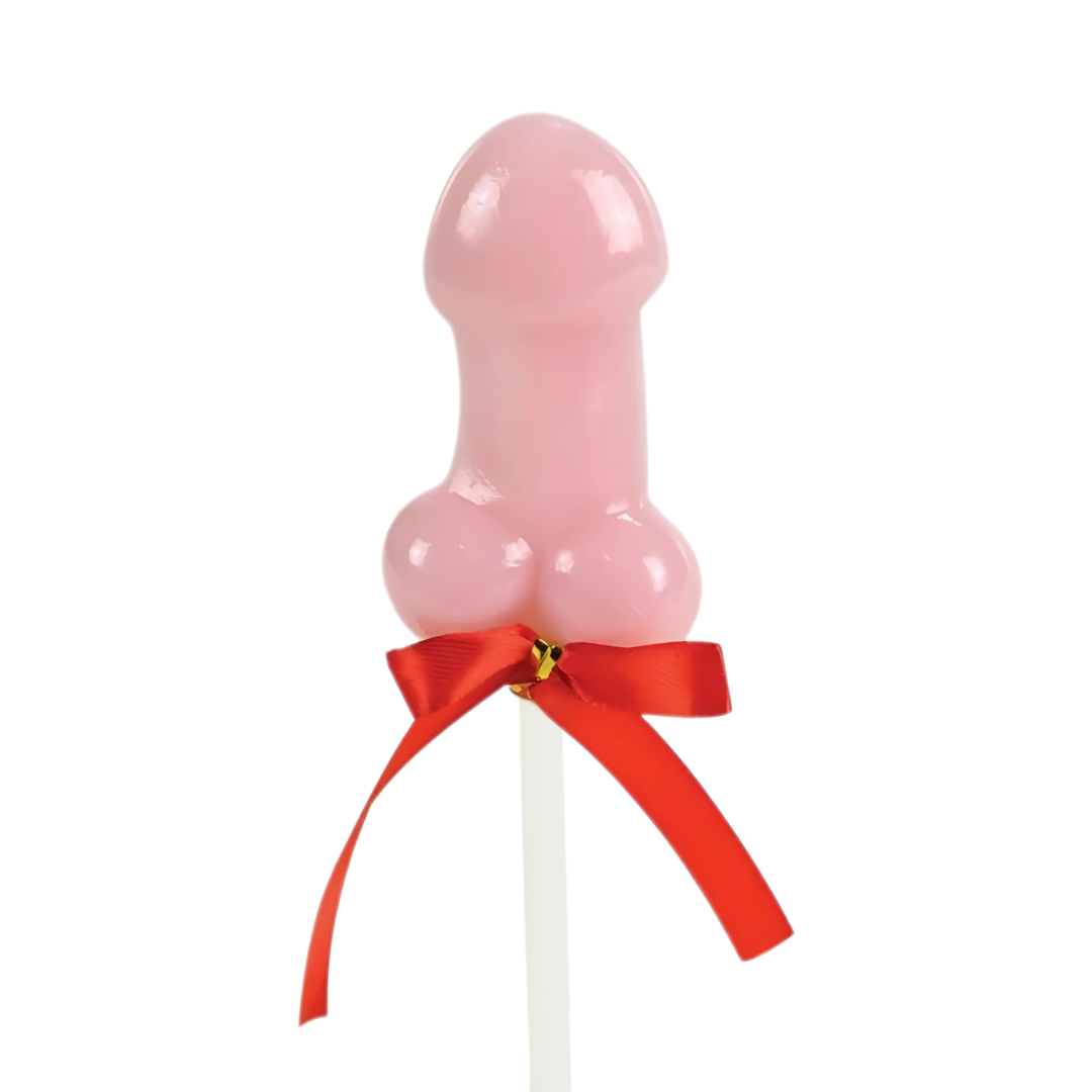 Spencer Strawberry Penis-Shaped Lollipop  Boutique Luxria