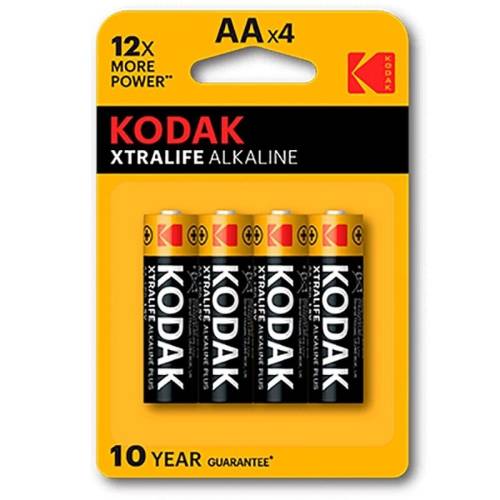 Pilhas Kodak Alcalinas AA 4 Un