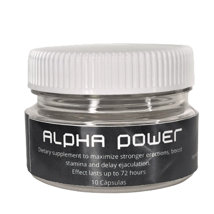 Afrodisíaco E Potenciador Alpha Power 10 Cápsulas