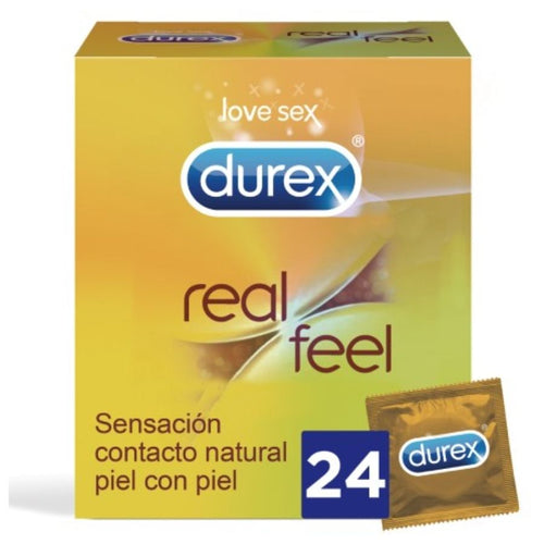 Preservativos Sem Látex Real Feel Durex 24 Un