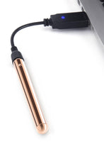 Carregar imagem no visualizador da galeria, Estimulador Pendente Le Wand Necklace Ouro Rosa USB
