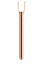 Carregar imagem no visualizador da galeria, Estimulador Pendente Le Wand Necklace Ouro Rosa USB
