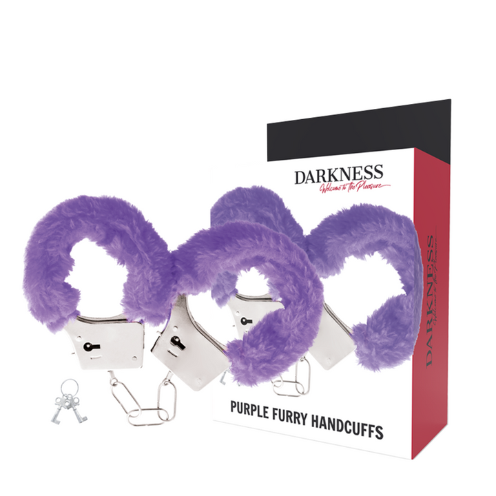 Algemas Pulso Felpudas Darkness Roxo
