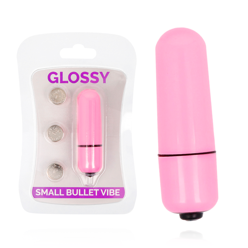 Bala Vibração Pilhas Mini Glossy Rosa