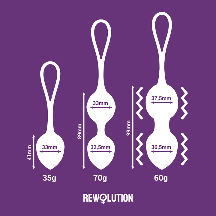 Bola Kegel Dupla Vibração+ 2 Bolas Rewobeads Controlo Remoto Watchme