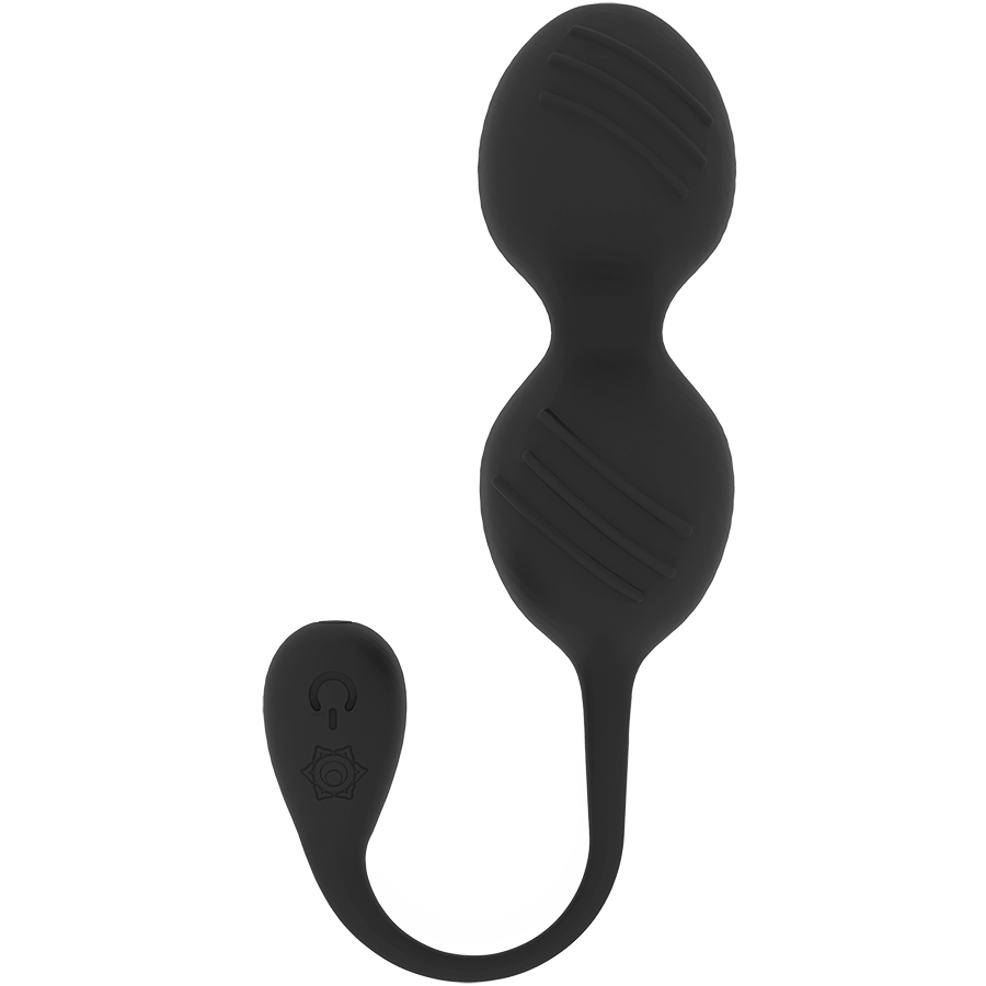 Bola Kegel Dupla Vibração Usb Rithual Nisha Preto