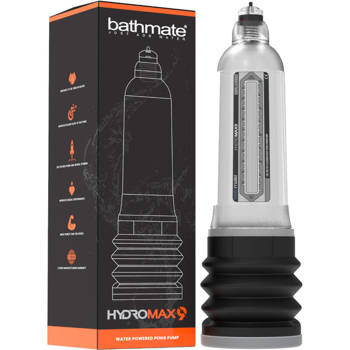 Bomba Peniana Vácuo Manual Bathmate Hydromax 9