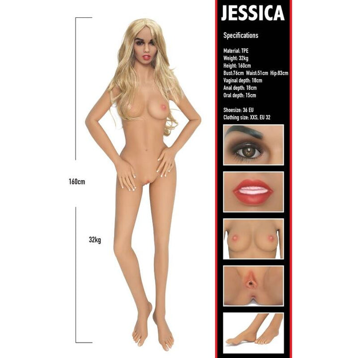 Boneca Realista Silicone Hidden Desire Jessica