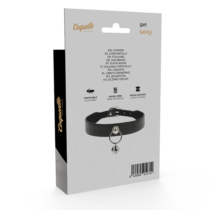 Coleira Fina Coquette Anel Sininho