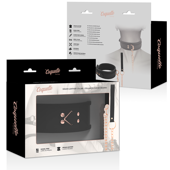 Coleira e Trela Coquette Fantasy
