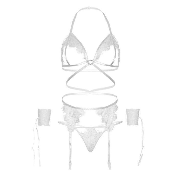 Conjunto 4 Peças Leg Avenue Josy Branco