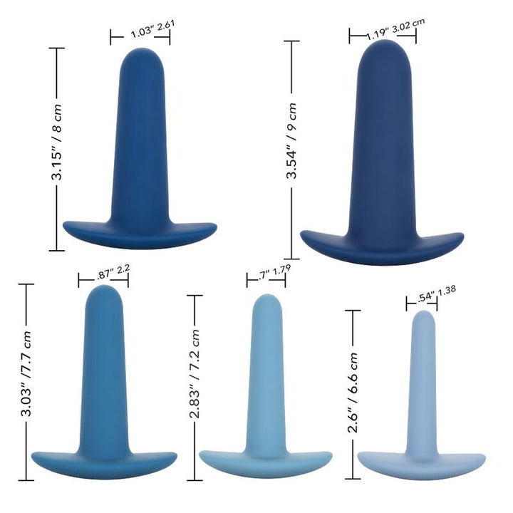 Conjunto 5 Dilatadores Vaginais Calex