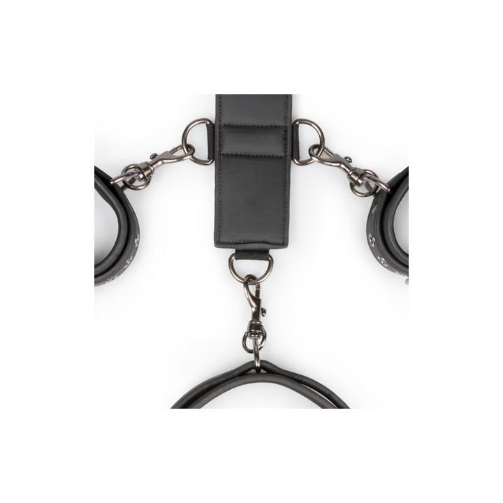 Conjunto Algemas Pulso, Coleira e Hogtie EasyToys
