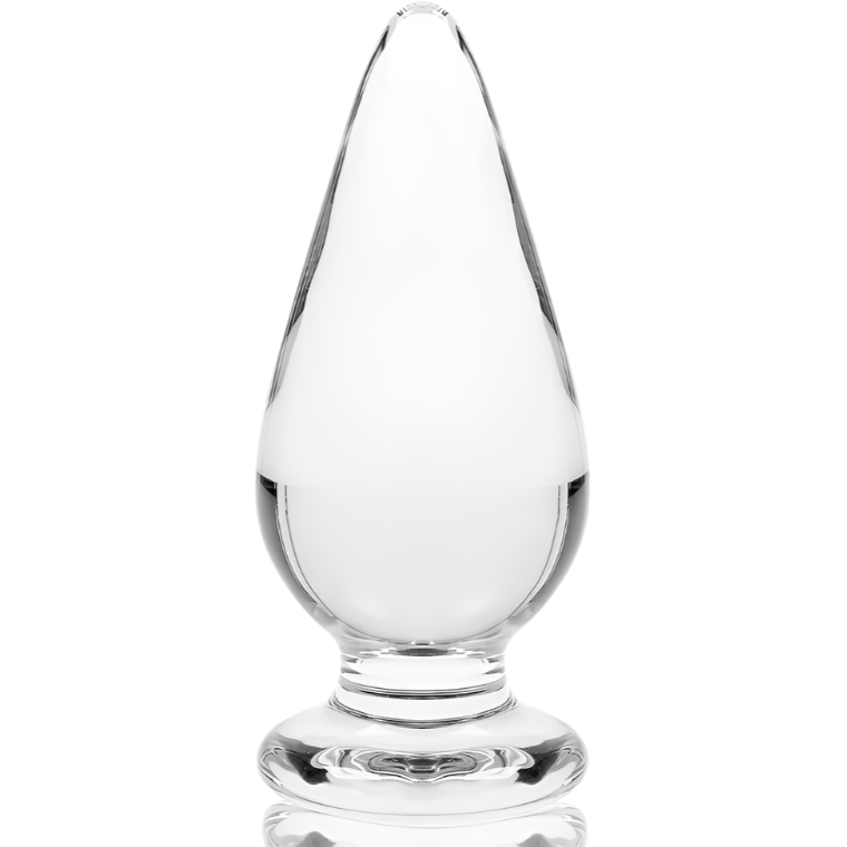 Dildo De Vidro Ibiza N4 Transparente 10x5cm