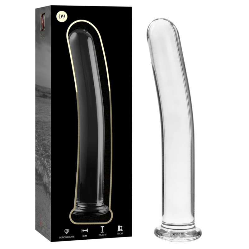 Dildo De Vidro Ibiza N9 Transparente 15x2.5cm