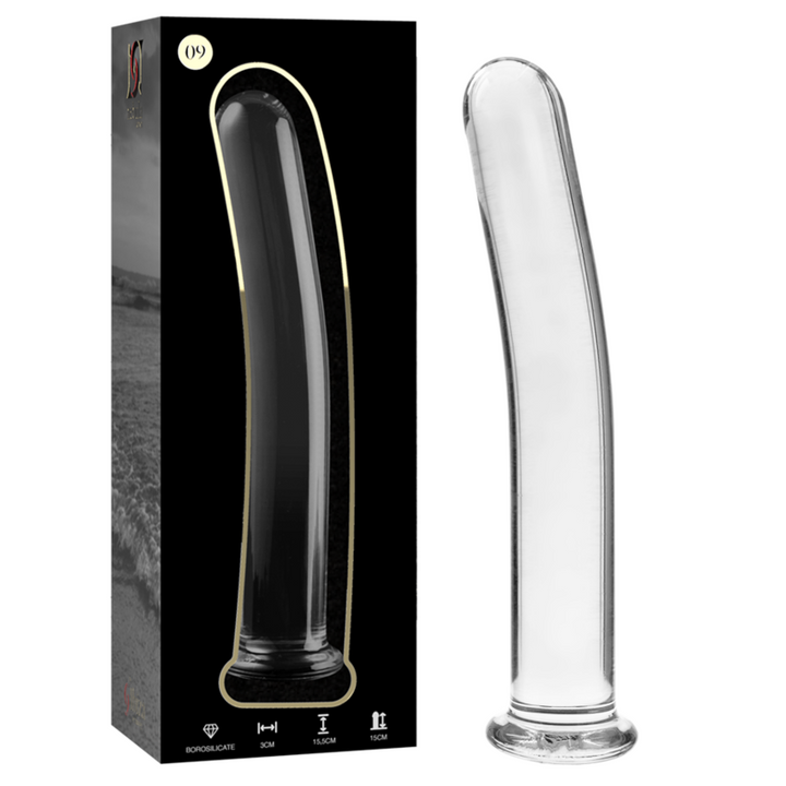 Dildo De Vidro Ibiza N9 Transparente 15x2.5cm