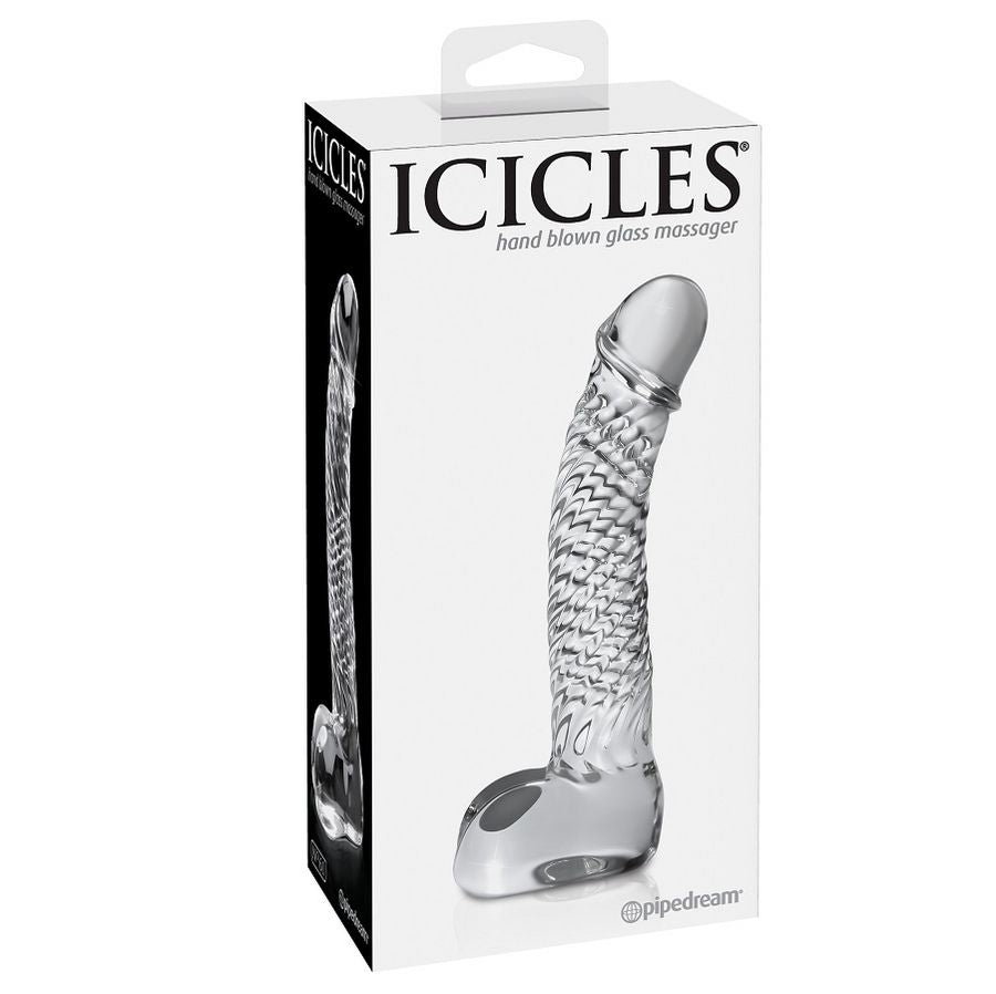Dildo De Vidro Icicles N61 12.5x3cm