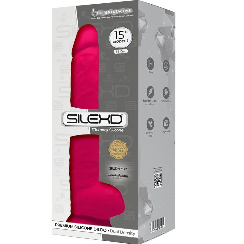 Dildo Silicone Memória SilexD 15 Rosa