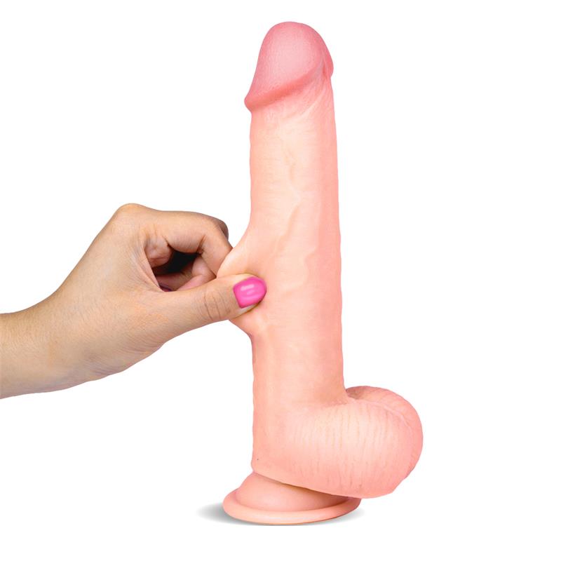 Dildo Tripla Densidade IntoYou Slidy Bege 18x5cm