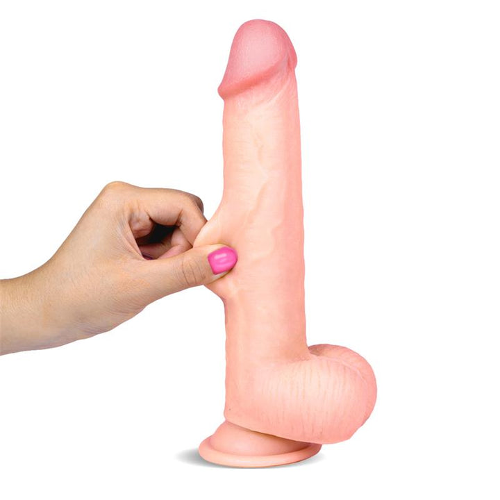 Dildo Tripla Densidade IntoYou Slidy Bege 18x5cm