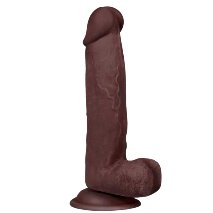 Dildo Tripla Densidade IntoYou Slidy Castanho 15x5cm