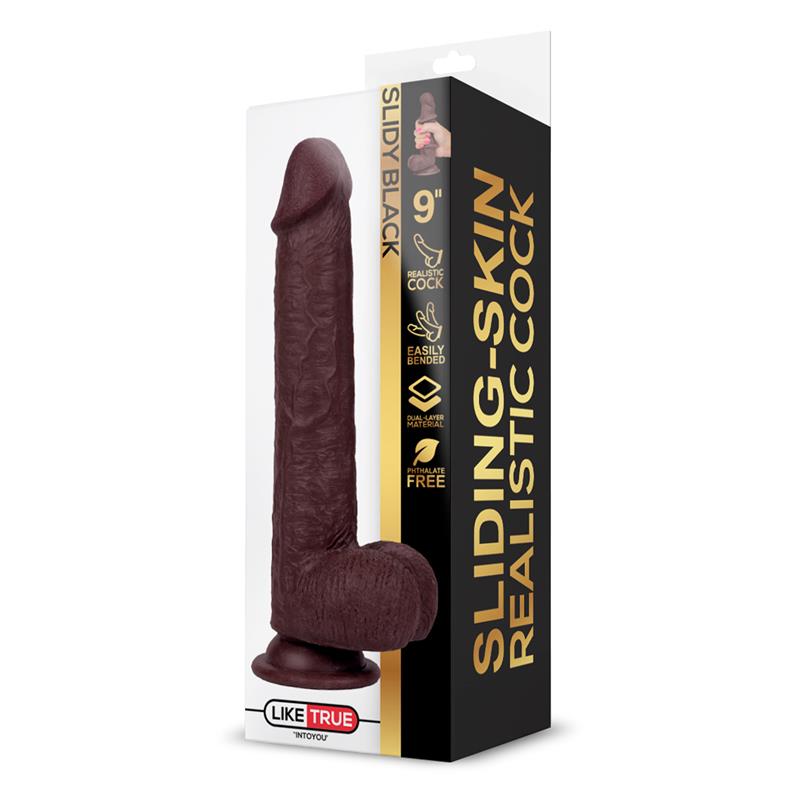 Dildo Tripla Densidade IntoYou Slidy Castanho 18x5cm