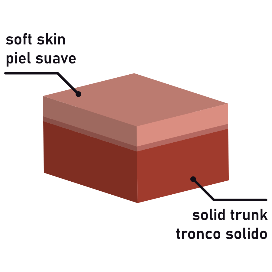 Dildo Tripla Densidade RockArmy Crusader 15x4.5cm