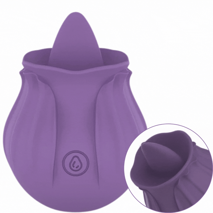 Estimulador Clitoriano Usb Movimento Língua Intense Violet