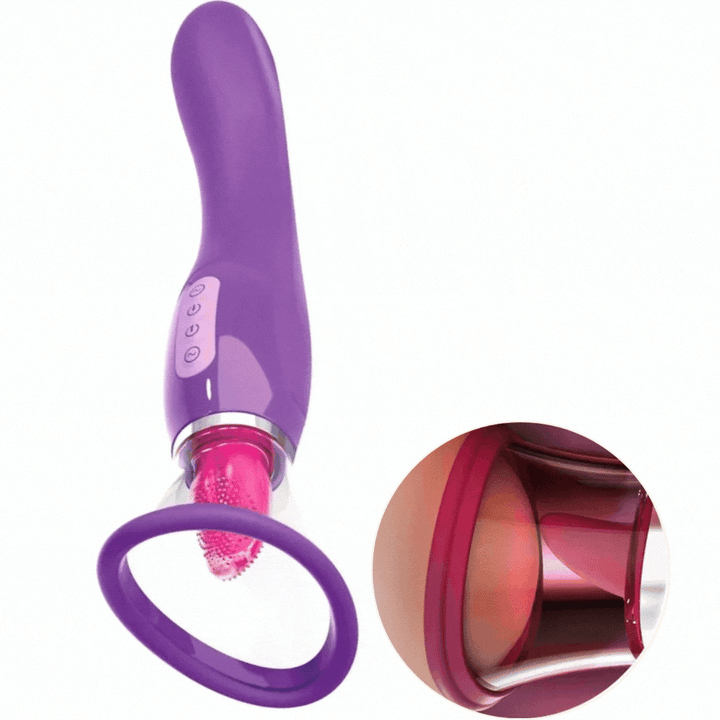 Estimulador Clitoriano Usb Movimento Língua e Sucção Fantasy Ultimate Pleasure