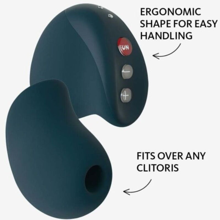 Estimulador Clitoriano Usb Sucção Fun Factory Mea Premium Azul