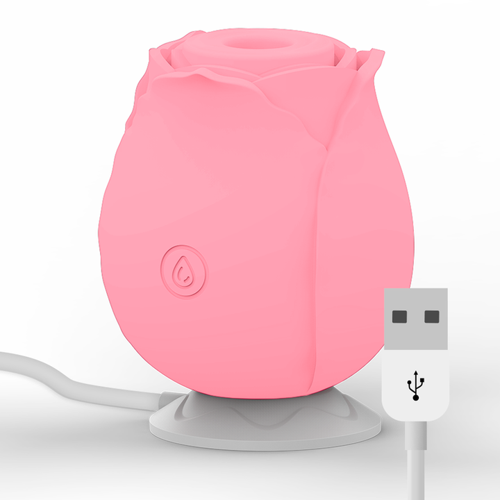 Estimulador Clitoriano Usb Sucção Rosa Mia Rosa