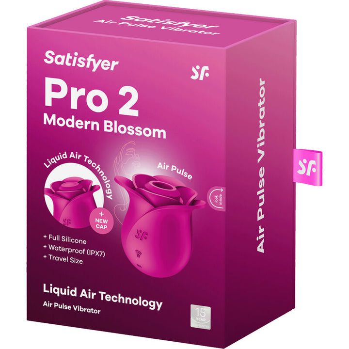 Estimulador Clitoriano Usb Sucção Rosa Satisfyer Pro 2 Blossom Modern