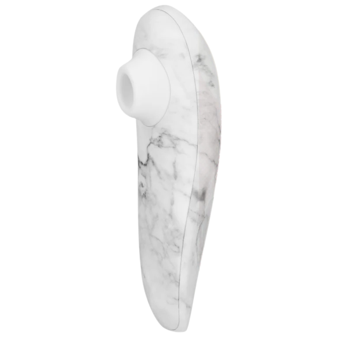 Estimulador Clitoriano Usb Sucção Womanizer Marilyn Monroe Classic 2 Mármore Branco