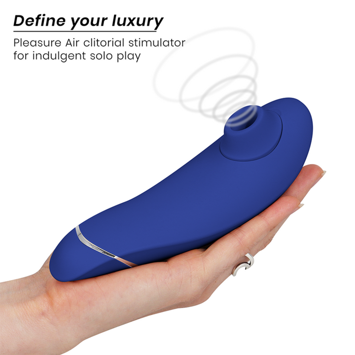 Estimulador Clitoriano Usb Sucção Womanizer Premium 2 Azul