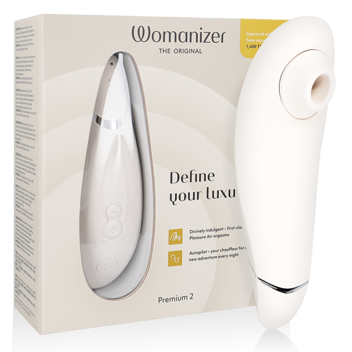 Estimulador Clitoriano Usb Sucção Womanizer Premium 2 Cinzento