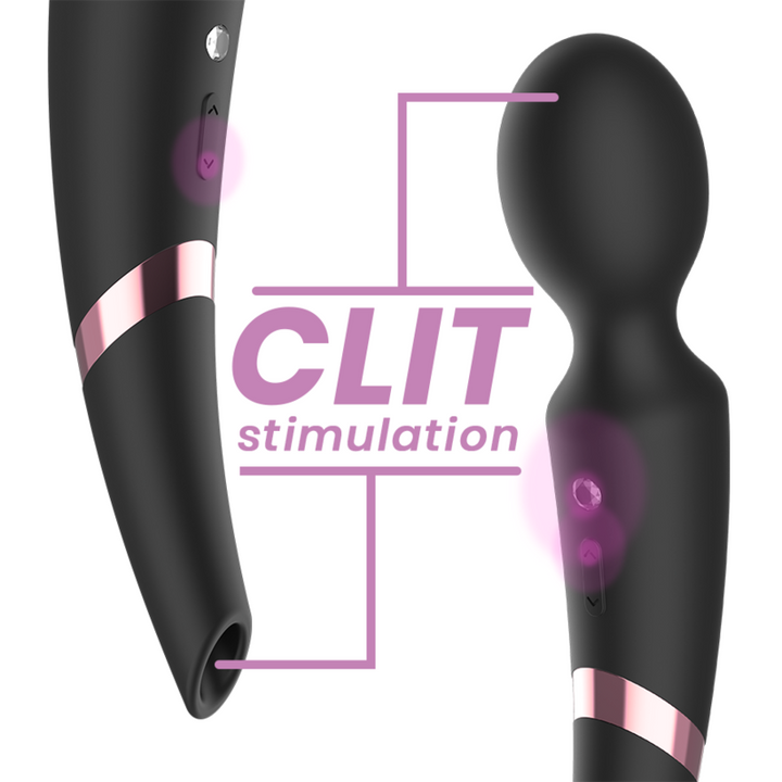 Estimulador Clitoriano Usb Sucção e Vibração Black&Silver Beck