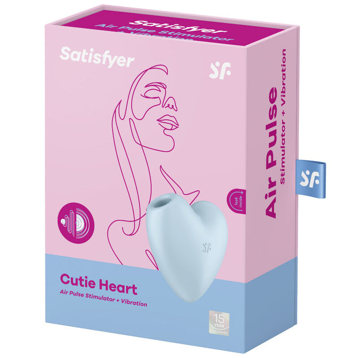 Estimulador Clitoriano Usb Sucção e Vibração Satisfyer Cutie Azul
