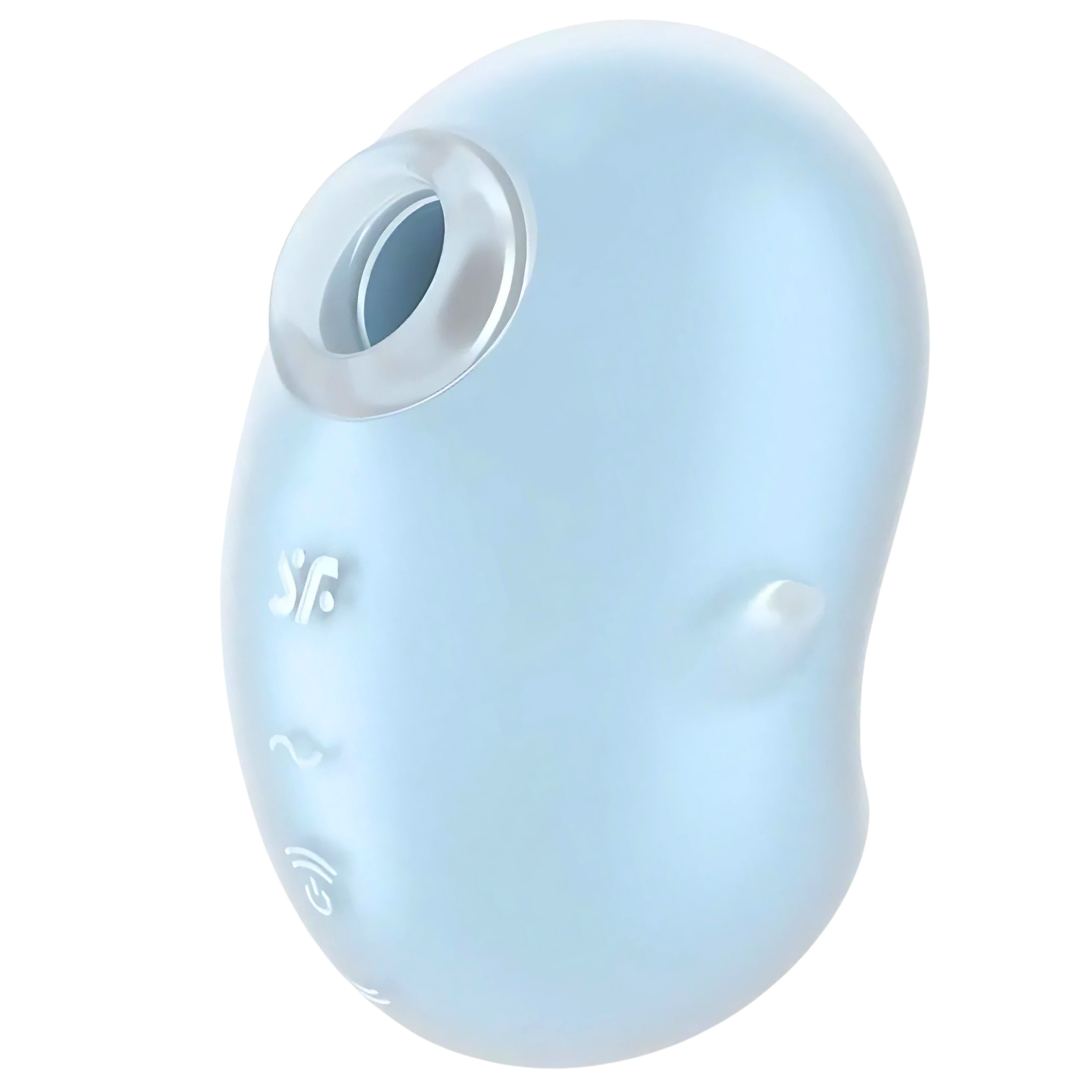 Estimulador Clitoriano Usb Sucção e Vibração Satisfyer Cutie Ghost Azul