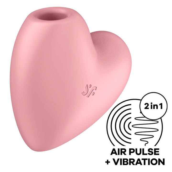 Estimulador Clitoriano Usb Sucção e Vibração Satisfyer Cutie Rosa