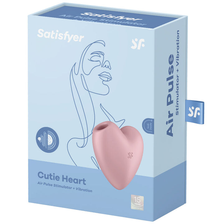 Estimulador Clitoriano Usb Sucção e Vibração Satisfyer Cutie Rosa