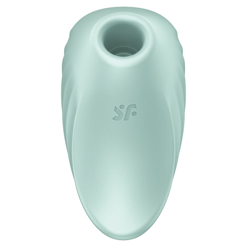 Estimulador Clitoriano Usb Sucção e Vibração Satisfyer Pearl Diver Verde