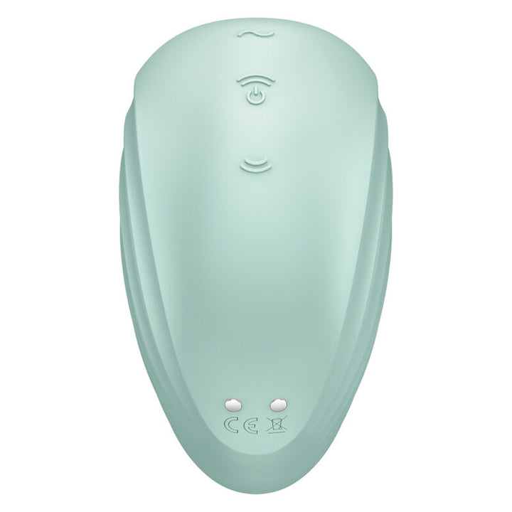 Estimulador Clitoriano Usb Sucção e Vibração Satisfyer Pearl Diver Verde