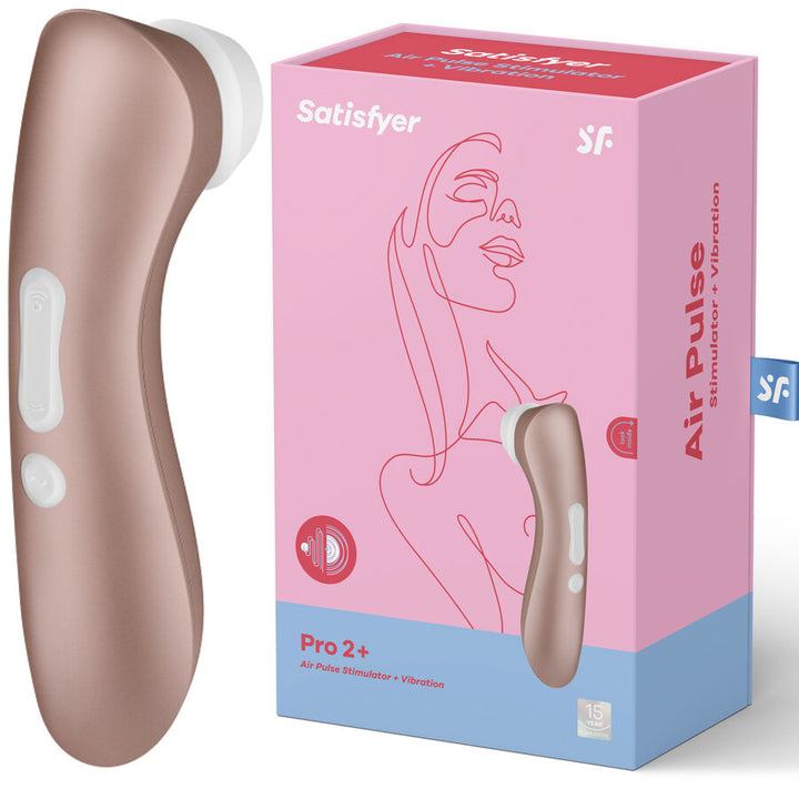 Estimulador Clitoriano Usb Sucção e Vibração Satisfyer Pro2+