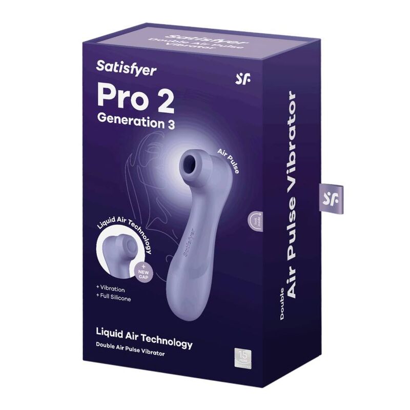 Estimulador Clitoriano Usb Sucção e Vibração Satisfyer Pro2 Gen3 Lilás