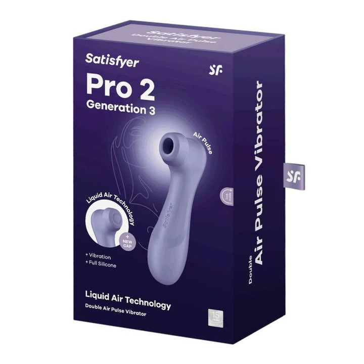 Estimulador Clitoriano Usb Sucção e Vibração Satisfyer Pro2 Gen3 Lilás