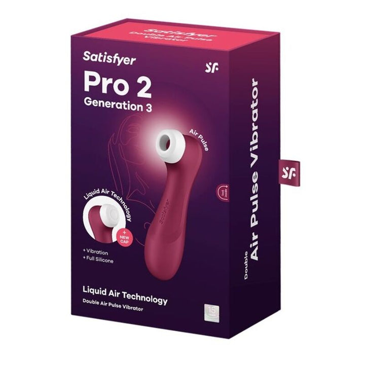 Estimulador Clitoriano Usb Sucção e Vibração Satisfyer Pro2 Gen3 Vermelho