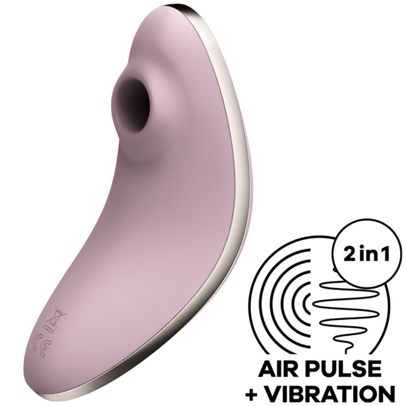 Estimulador Clitoriano Usb Sucção e Vibração Satisfyer Vulva Lover 1 Rosa