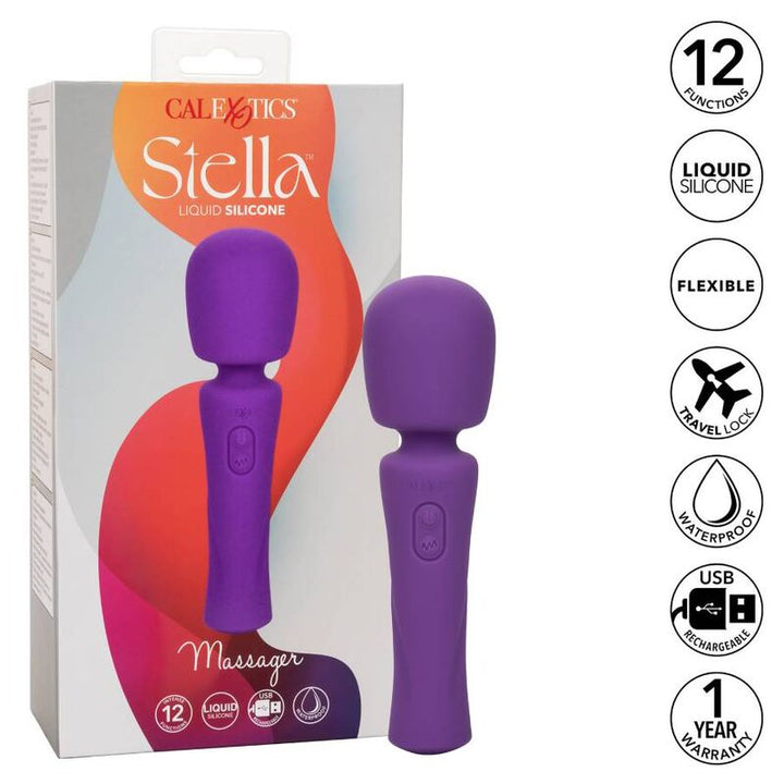 Estimulador Clitoriano Usb Varinha Calex Stella