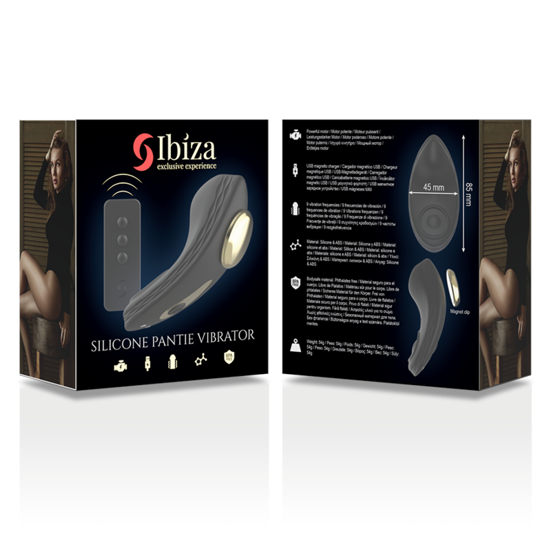 Estimulador Clitoriano Usb Vibração Cueca Ibiza Lady Controlo Remoto