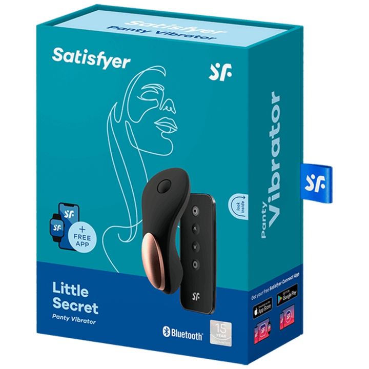 Estimulador Clitoriano Usb Vibração Cueca Satisfyer Little Secret Controlo Remoto App